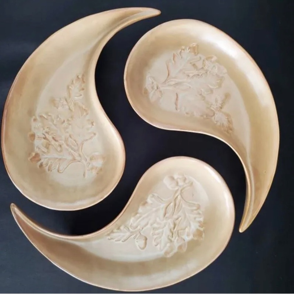 Biltmore Inspirations Set Of 3 Olmstead Oak Serving Bowls New In Box